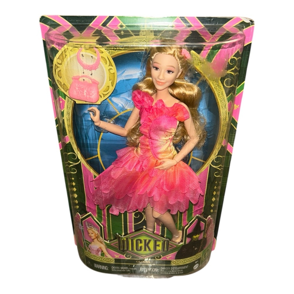 2024 Mattel Wicked Movie‎ Glinda Fashion Doll NIB